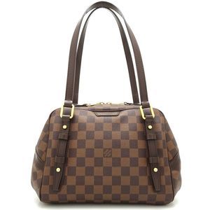 Louis Vuitton Damier Rivington PM Ebene Shoulder Bag